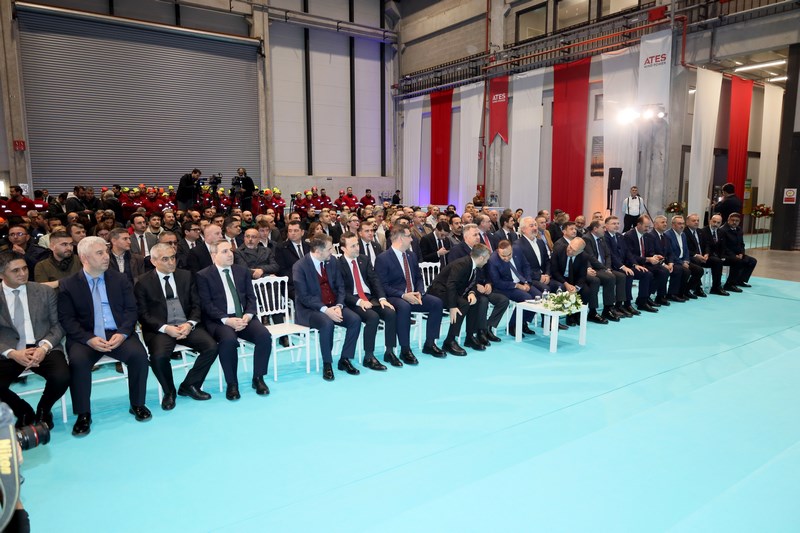 Sanayi ve Teknoloji Bakanı Sn.Mehmet Fatih KACIR'ın katılımıyla ilçemiz Ateş Wind Power'ın işletmesinde 500.Jeneratörün teslim törenine katıldık